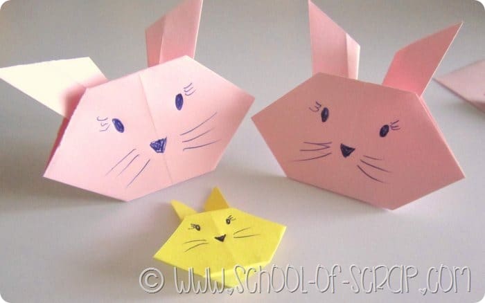 Lavoretti per bambini video: come fare coniglietti e gattini origami ... Lavoretti per maschietti