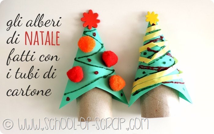 Aspettando natale: come fare lalbero di natale con un tubo di ... Albero di natale con mensole