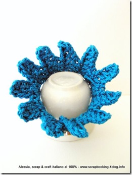 Tourquoise Tentacles crochet bracelet