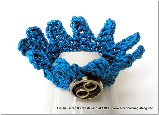 Tourquoise Tentacles crochet bracelet