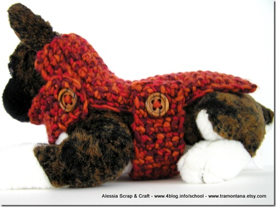 Crochet: ancora un cappottino per cani “toy” all’uncinetto