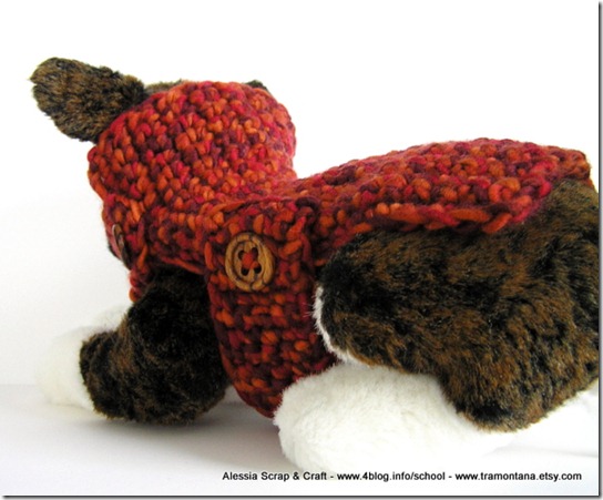 Crochet: ancora un cappottino per cani “toy” all’uncinetto