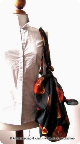 Furoshiki: borsa modello OLIVIA con arance
