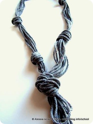 Per fare una bella collana basta della corda?