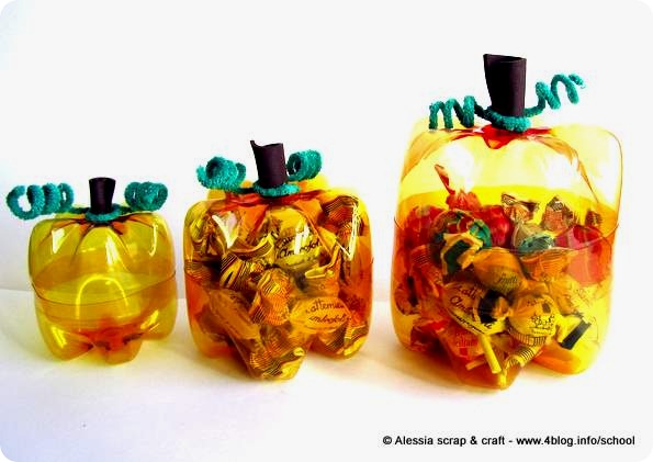 Pronte le zucche di Halloween di plastica riciclata