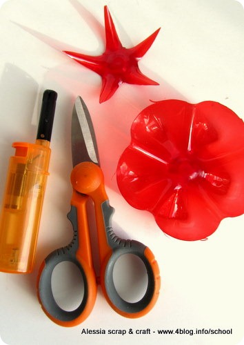 Stella Di Natale Con Bottiglie Di Plastica.50 Giorni A Natale Tutorial Stelle Di Plastica Pet Alessia Scrap Craft