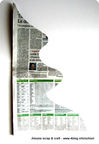 Tutorial: l’albero 3D di carta di giornale riciclata