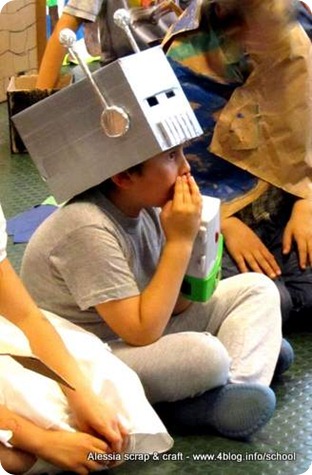 Recita scolastica: come fare una maschera da robot in poche ore