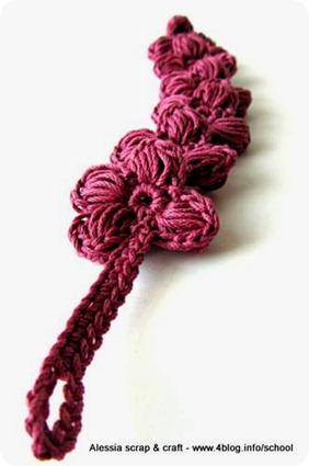 Ancora braccialetti cotone + uncinetto: il rosa antico