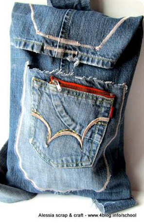 Scuola di Cucito: lo zainetto fatto con i vecchi jeans