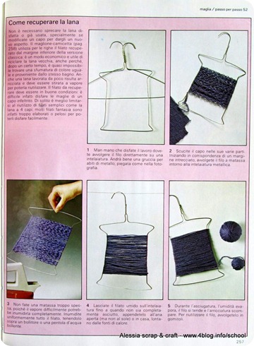 Scuola di maglia uncinetto vintage: recuperare la lana usata