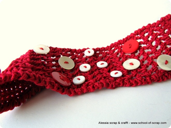 Red: ancora un altro braccialetto di rete a crochet