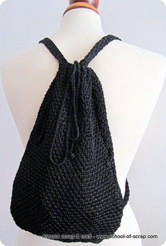 Scuola di Maglia: fai da te lo zainetto per l'estate | Alessia, scrap \u0026  craft…