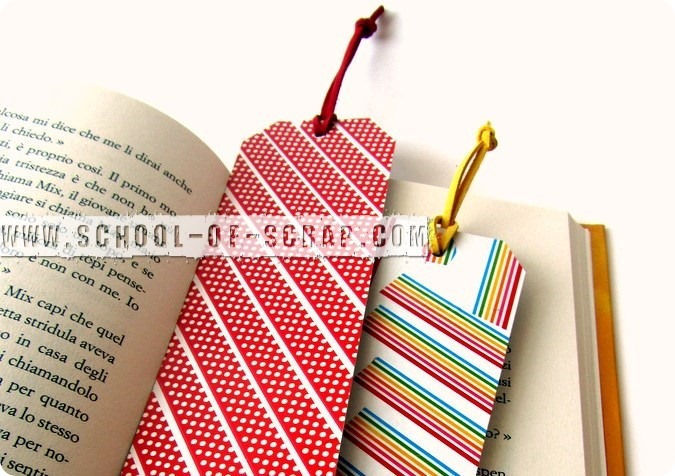 Washi Tape Bookmark: segnalibri con i nastri colorati