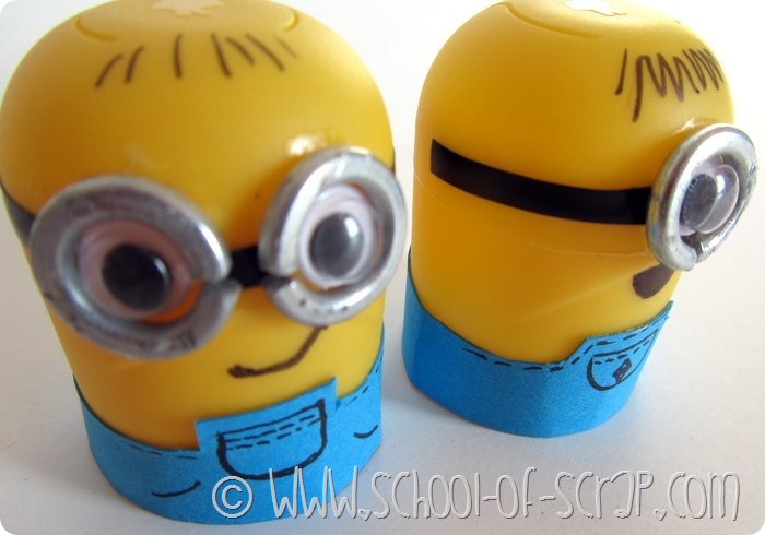 Lavoretti Di Natale Con Ovetti Kinder.Lavoretti Con I Bambini Come Fare I Minions Con Ovetti Di Plastica Alessia Scrap Craft