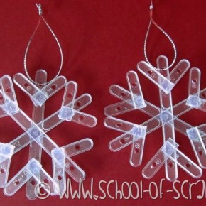 Decori Natale Fiocchi Di Neve Con Pasta Secca Decorazioni Di