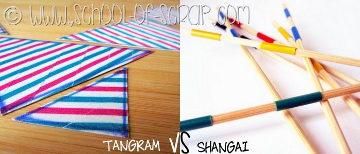 Giochi fai da te per bambini: Tangram e Shangai