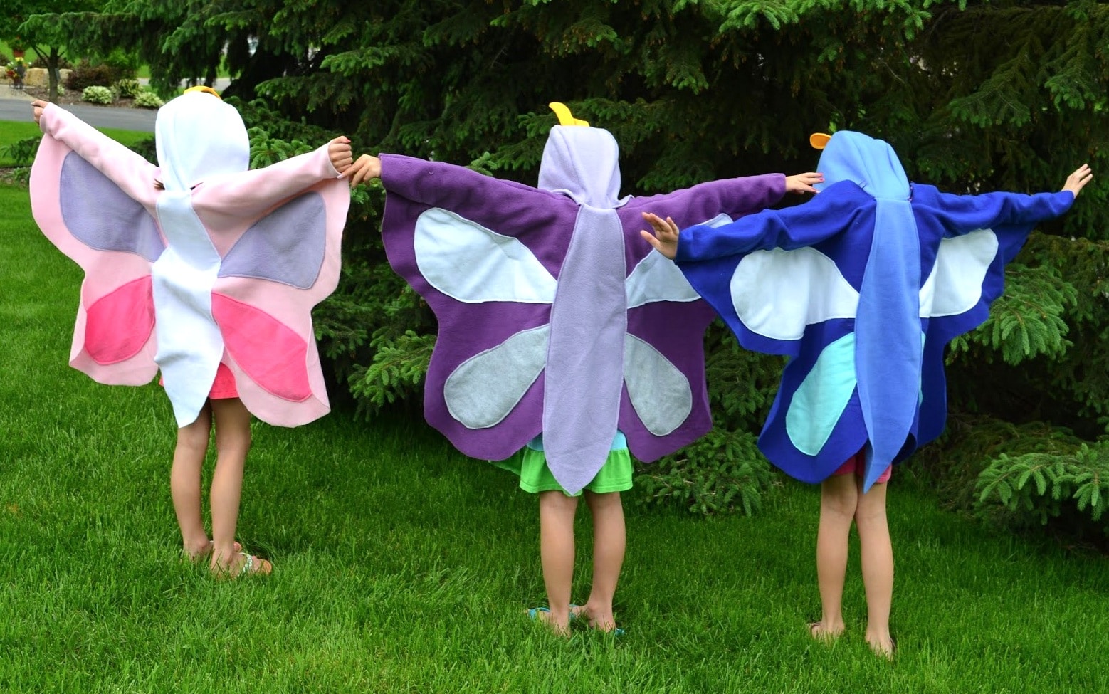 come fare un costume da farfalla in pannolenci