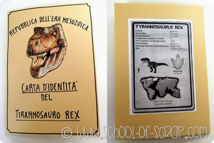 Scuola primaria: come fare la carta d’identità dei dinosauri