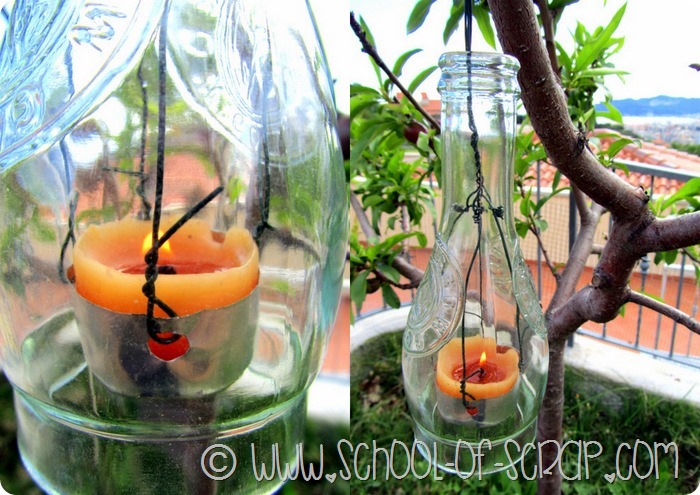 Eco Craft Tour di maggio: da vecchia bottiglia a lanterna per il giardino