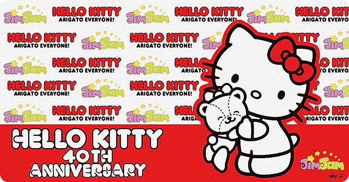 Hello Kitty compie 40 anni e il canale Jim Jam di Sky la festeggia