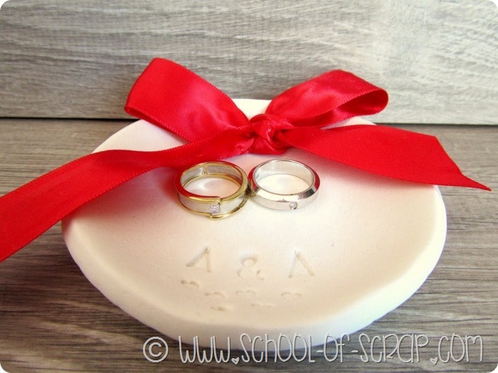 Matrimonio fai da te: come fare la ciotola portafedi con Pasta Nuvola
