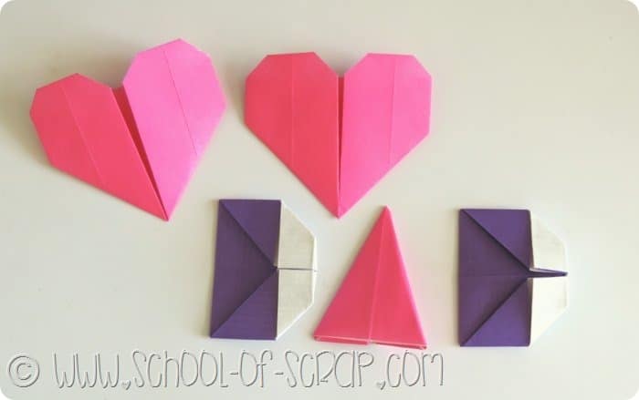 Origami per la festa del papà: Love Dad di carta