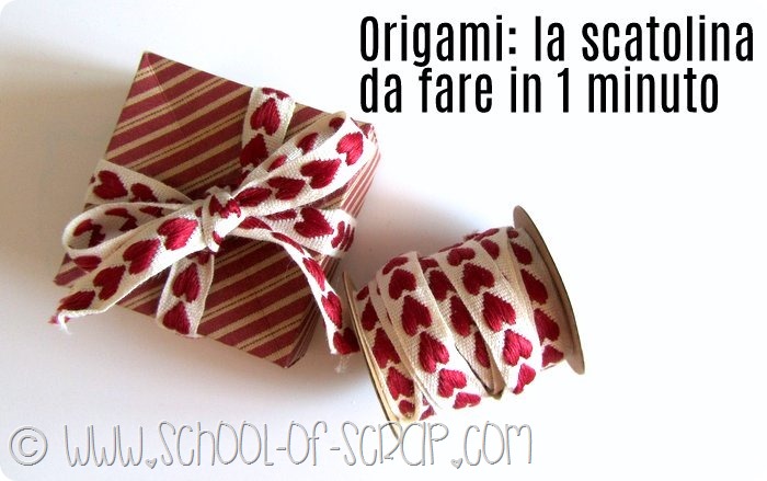 Origami: la scatolina fai da te con il coperchio da costruire in 1 minuto
