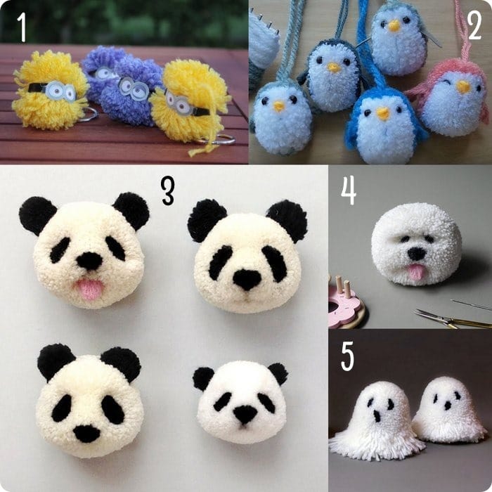14 Tutorial Bellissimi Con I Pompon Raccoltadiidee