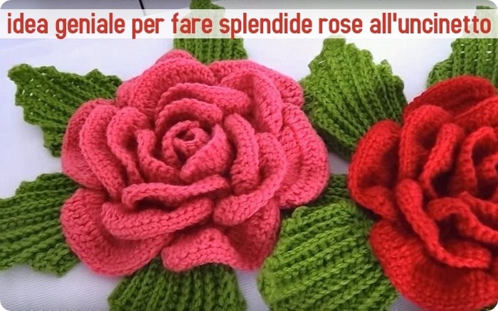 Lavoretti Di Natale Uncinetto Schemi.Tutorial Uncinetto Come Fare Bellissime Rose A Crochet Alessia Scrap Craft